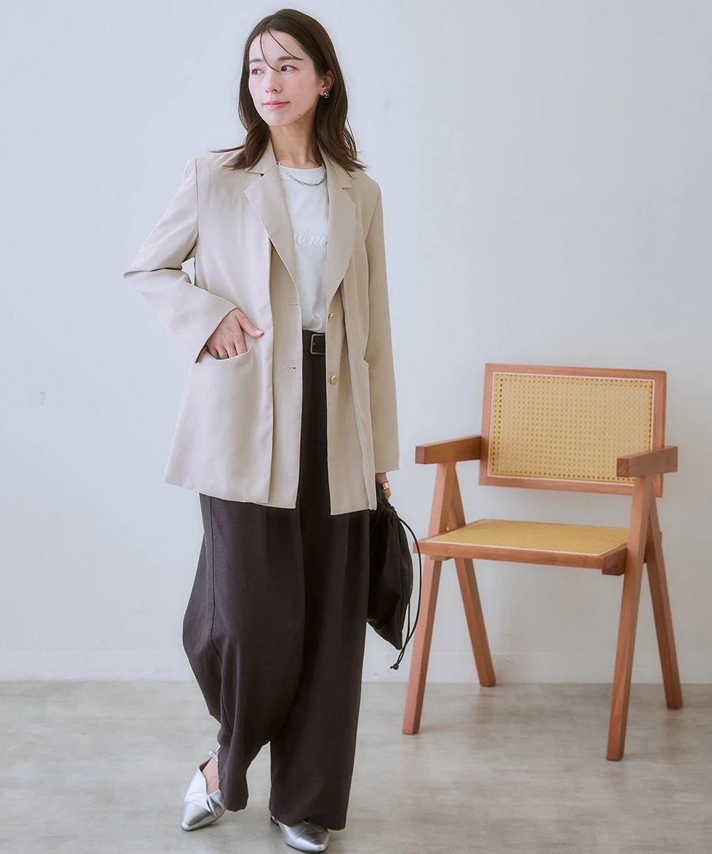 オーバーサイズテーラードジャケット 通販【ニッセン】