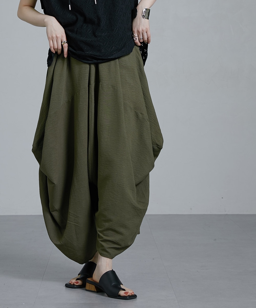 オーバーサイズ変形タックサルエルパンツ ［Soiunique］ 通販【ニッセン】