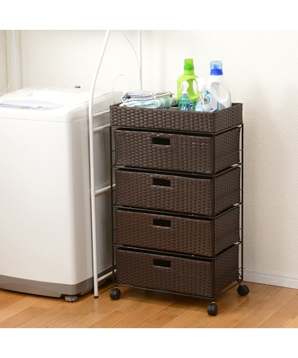 ラタン調のランドリーチェスト 通販【ニッセン】