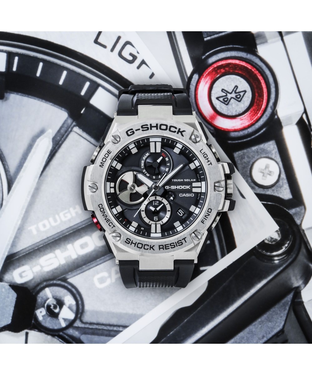 CASIO G-SHOCK ソーラー充電式 20気圧防水腕時計 GST-B100-1AJF 通販