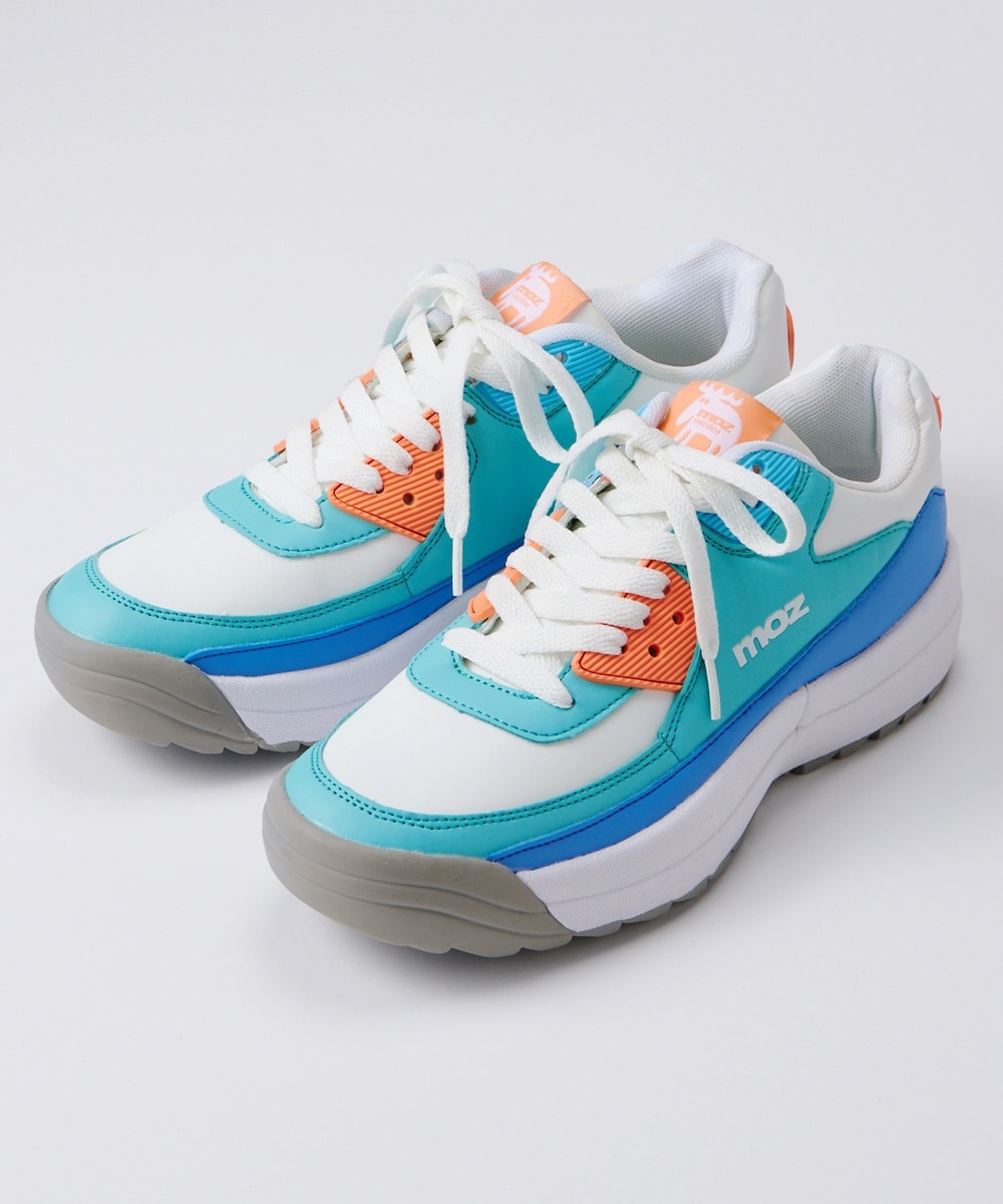 ゆったり幅広】moz（モズ）防滑デザインスニーカー（ワイズ4E） 通販
