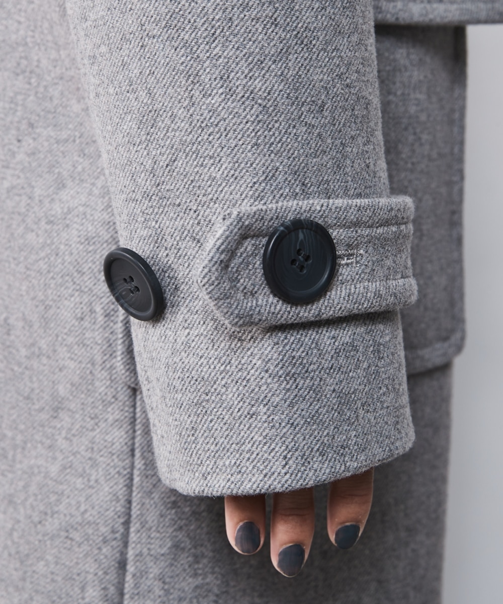 ウール混ダッフルコート＜大きいサイズ有＞シックスタイル 通販