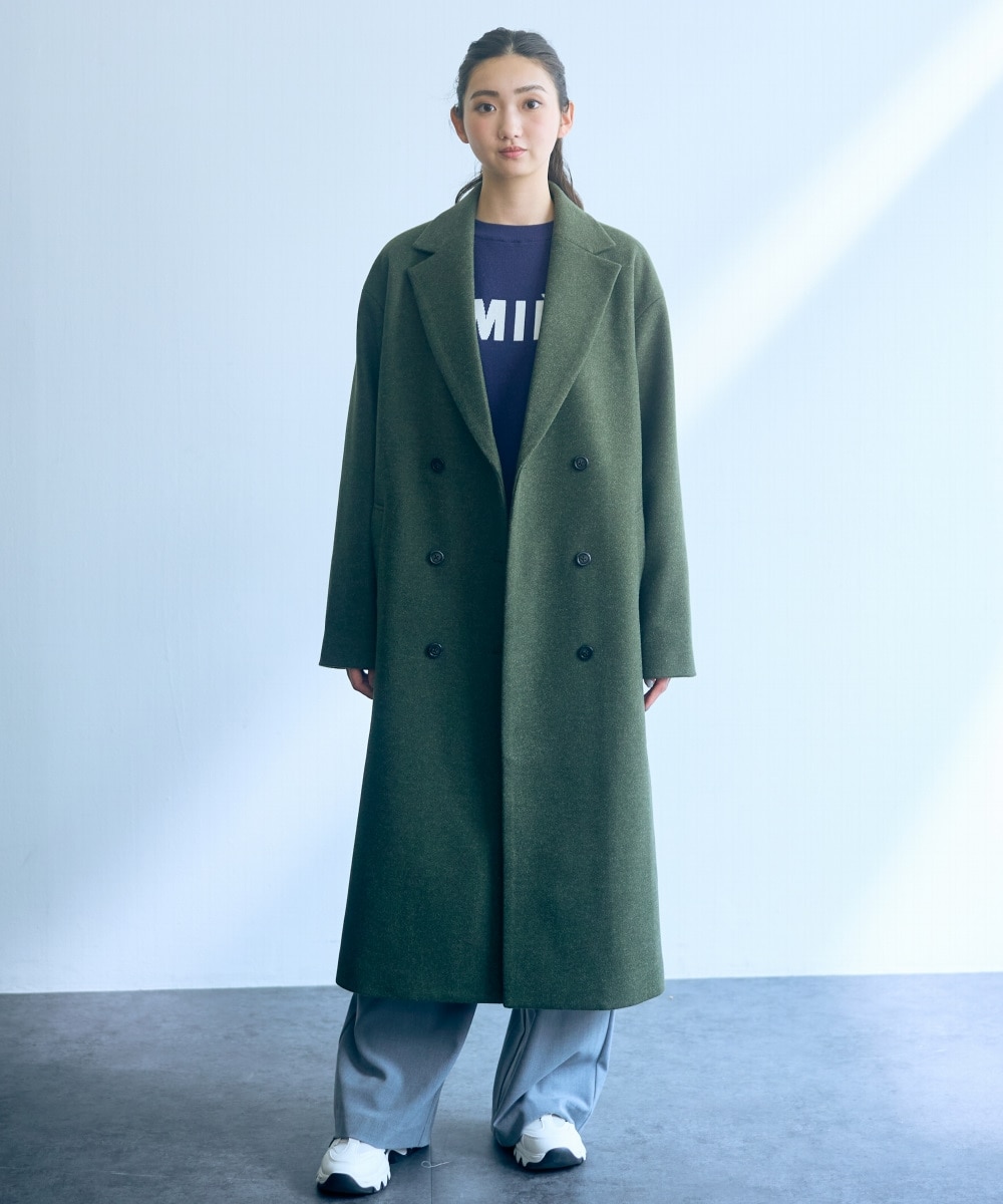 LANVIN チェスターコート 高級素材 超ロング丈 アンゴラ ロング