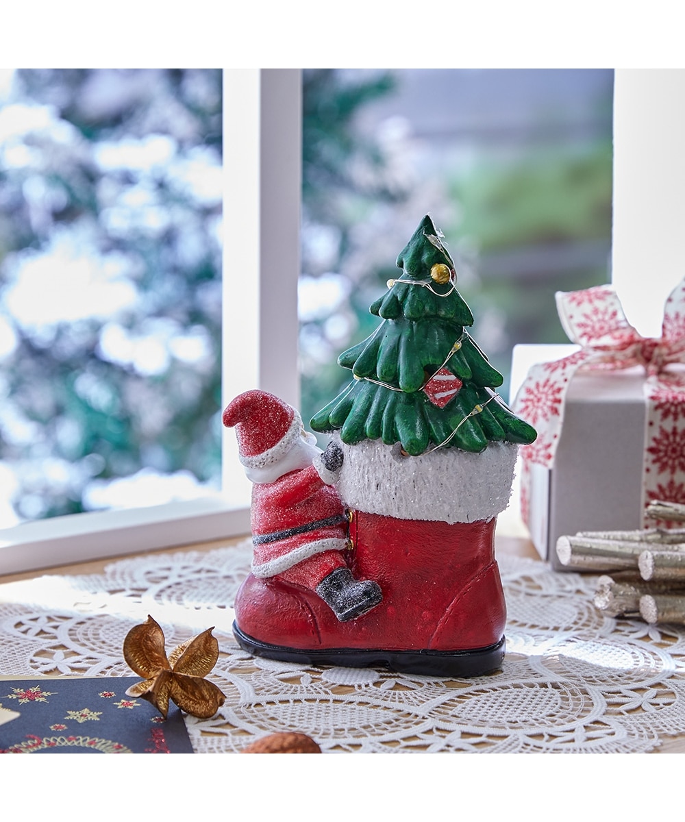 LEDツリーブーツ サンタ 通販【ニッセン】