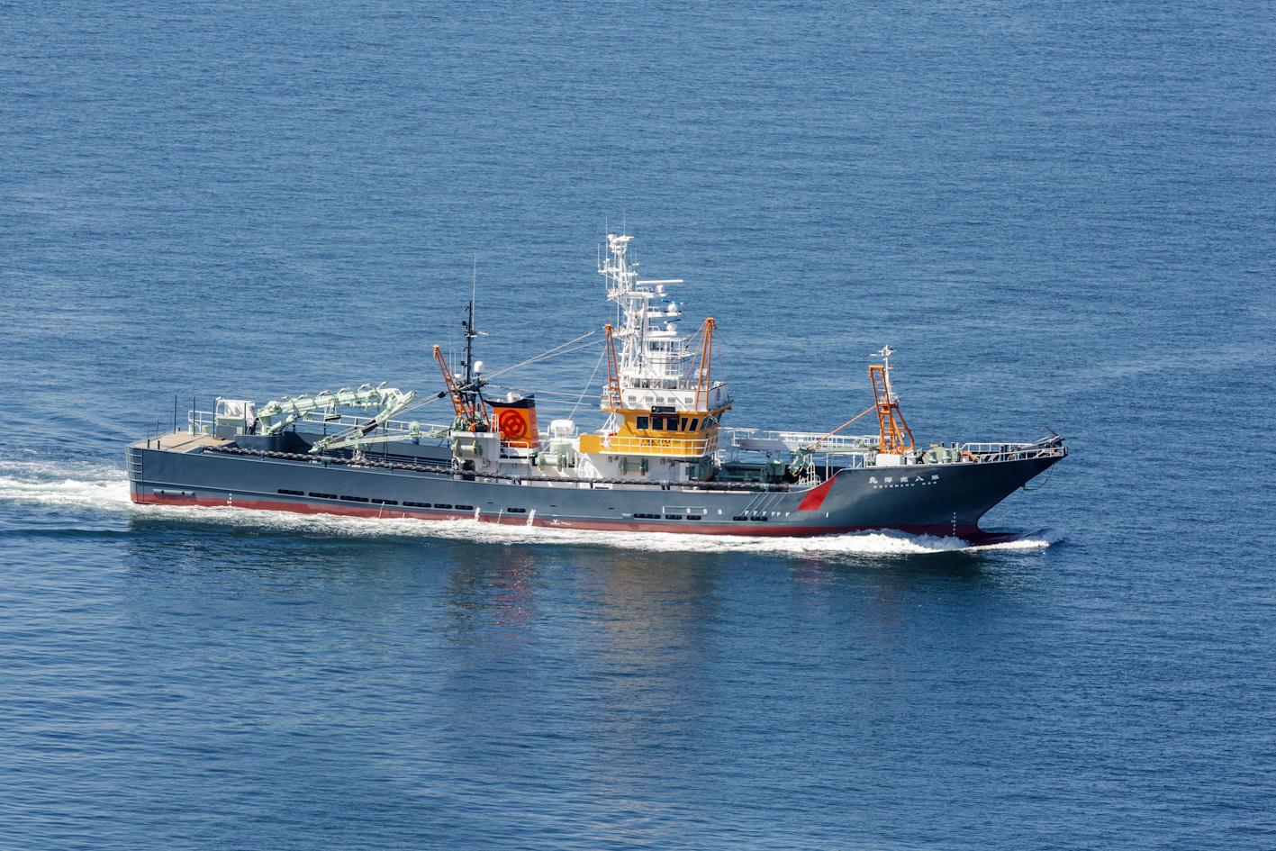 ニッスイグループ企業・共和水産子会社の東海漁業の新造船「第八光洋丸