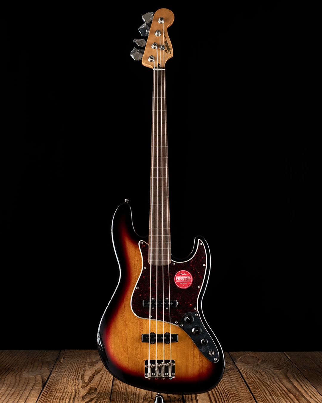 Squier Classic Vibe '60s Fretless Jazz Bass - 3-Color Sunburst