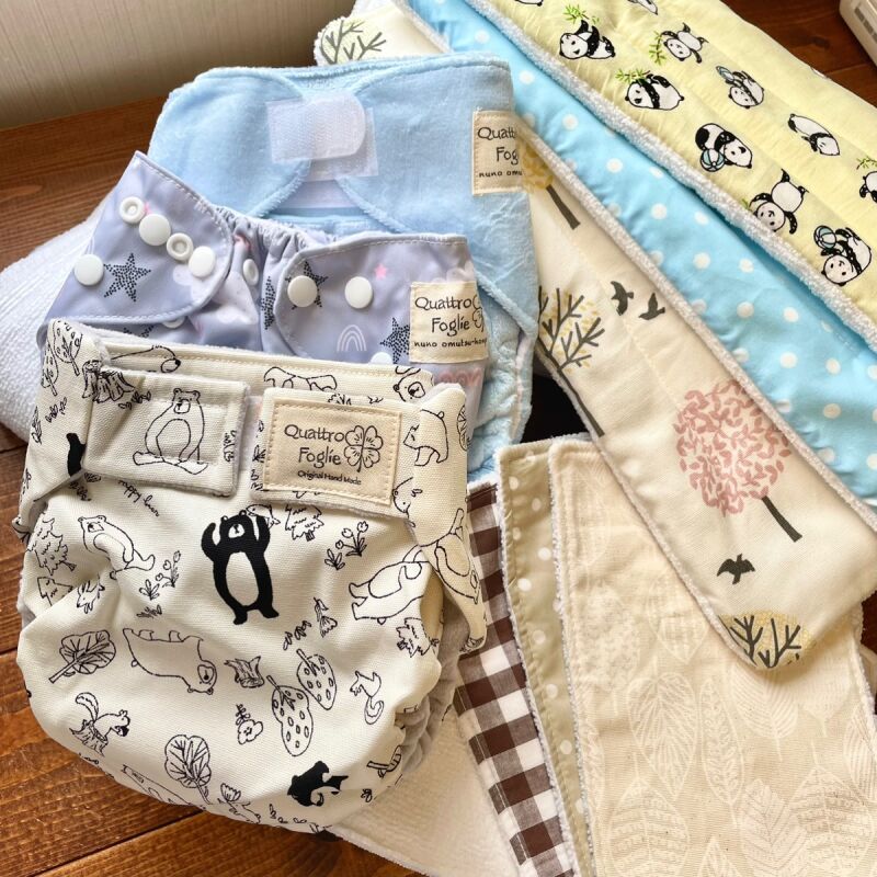 布おむつデビューにぴったりのスターターセット｜30点入りで保育園準備