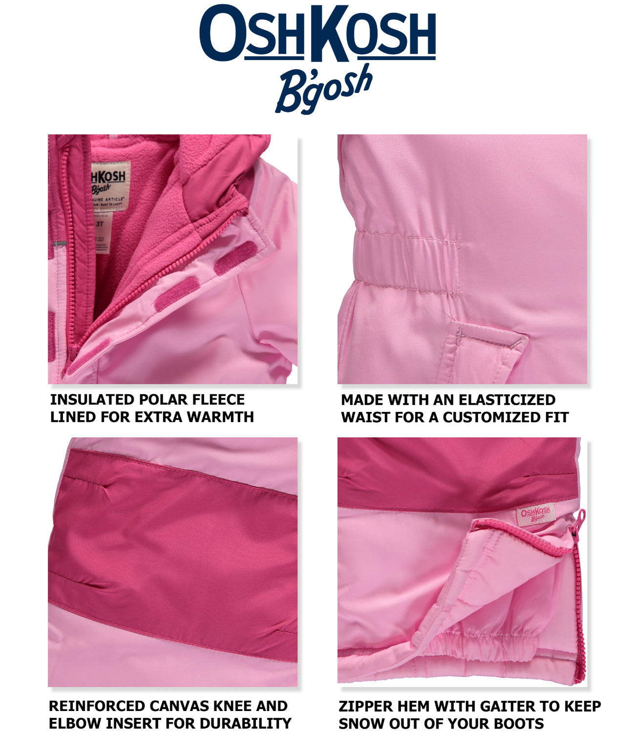 Osh Kosh Boys and Girls 12 Months - 7 One Piece Snowmobile