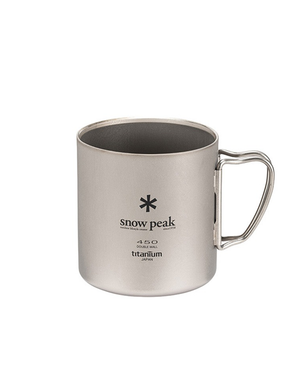 Ti-Double 450 Mug - Ultralight Titanium Camping Cup | Snow Peak