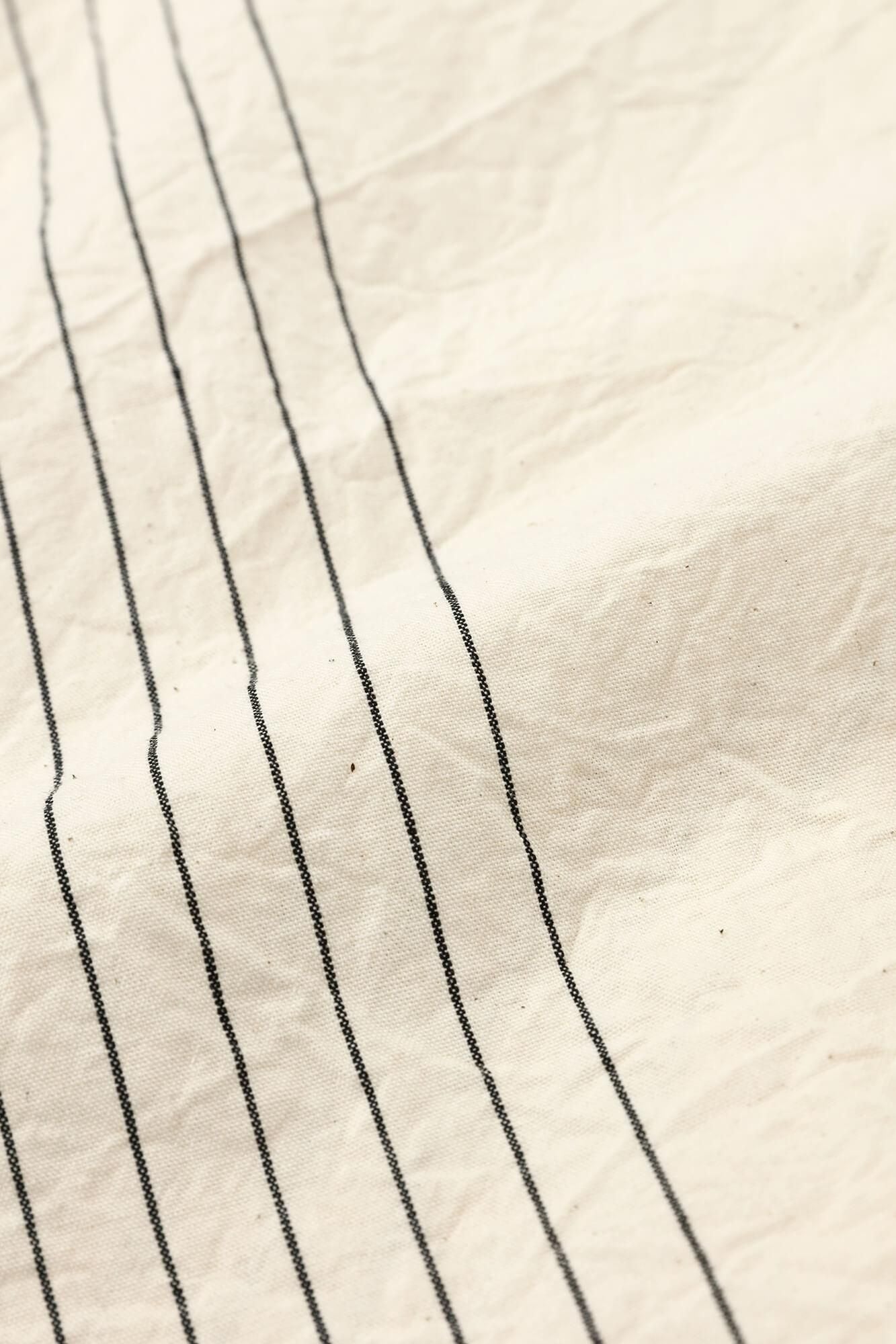 伊勢木綿 20/20 富士（ふじ） 2.0／半分縞（はんぶんじま） 生白（