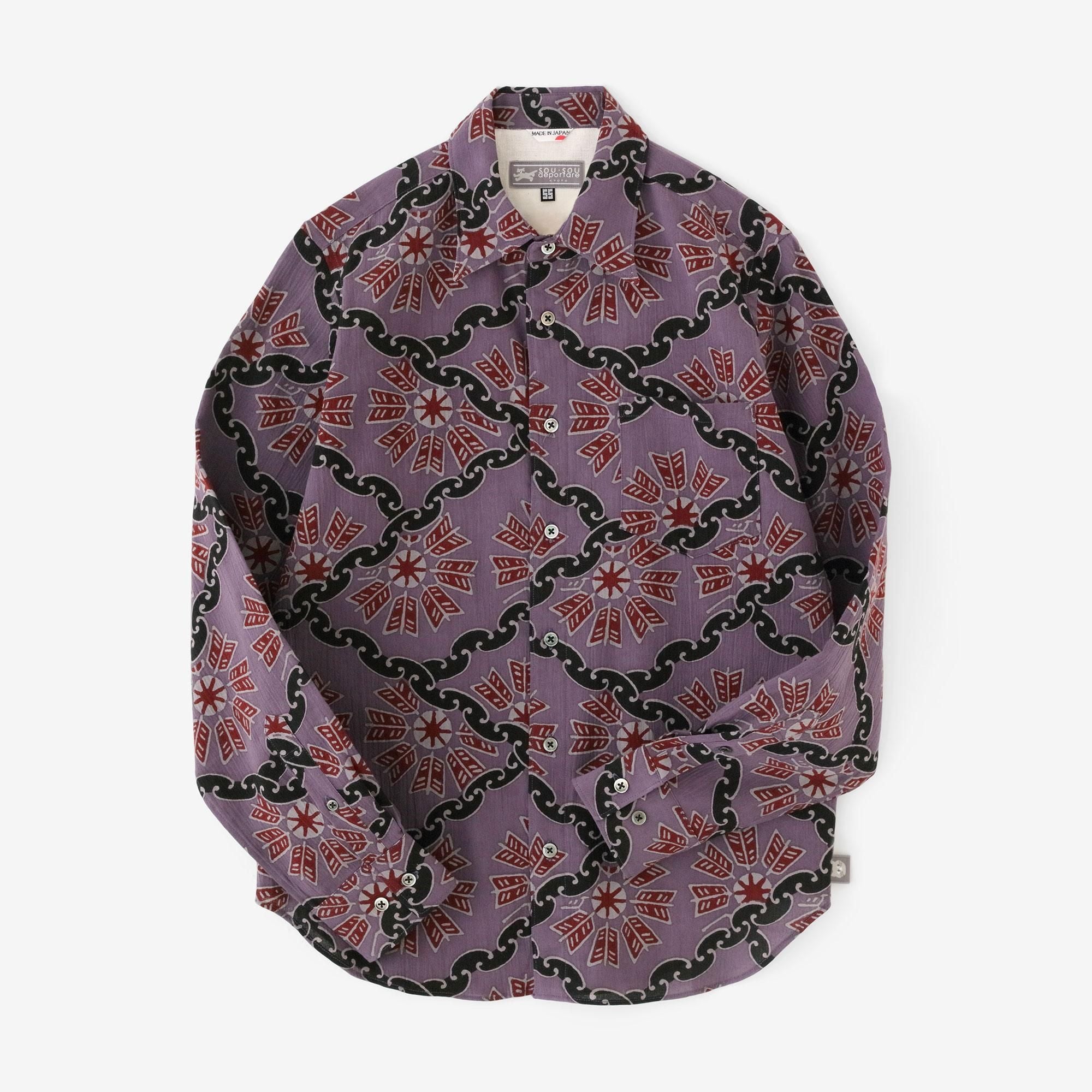 高島縮 20/20 シャツ／つくも