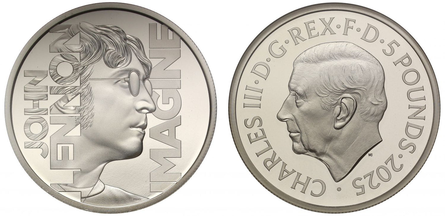 Charles III 2025 silver PF70 FDI 2oz John Lennon