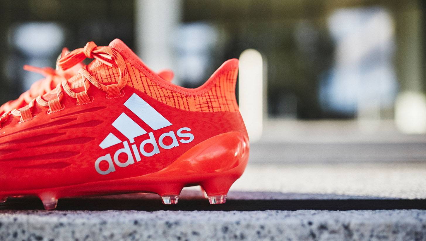 adidas CLIMLITE 赤 ハーフジップ 0/XG adidas X 16.3 SG Solar Red