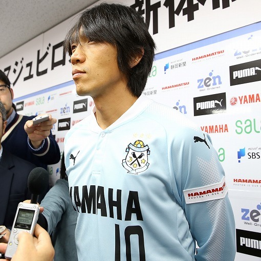 磐田】中村俊輔がサックスブルーの決意。「ジュビロイズムを身体に