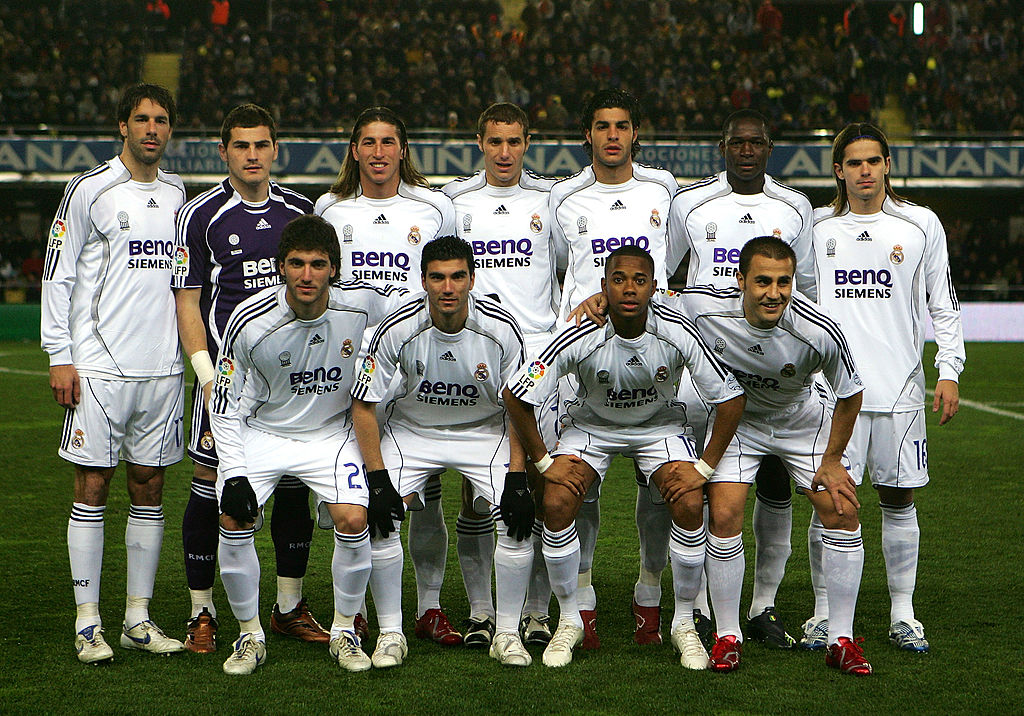 06-07 レアル・マドリード 23番 長袖 シャツBECKHAM ベッカム 06-07