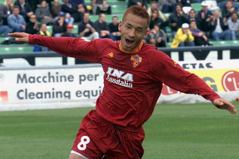 ローマユニフォーム 中田英寿 ローマ(AS Roma)99-00 H ホーム #8 中田