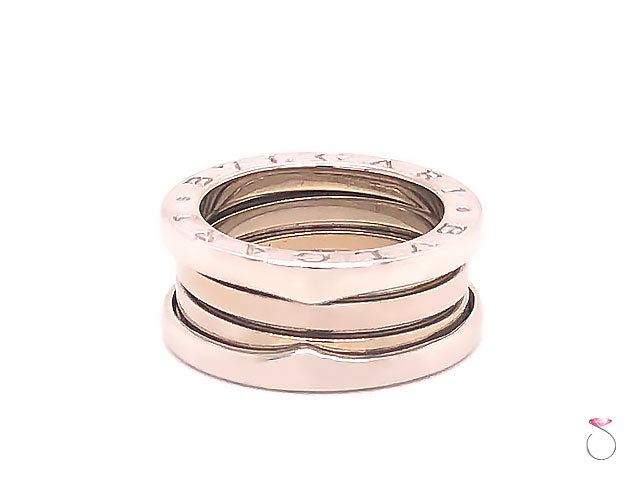 Bvlgari B.Zero 1 18K White Gold 3 Band Ring | Solitaire Jewelers