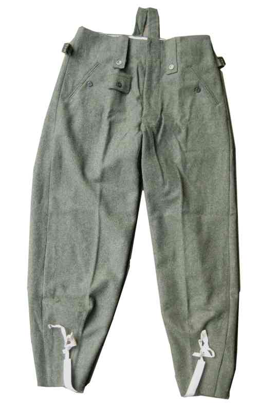 M43 wool trousers (Keilhose) WW2 German army fieldgrey wool
