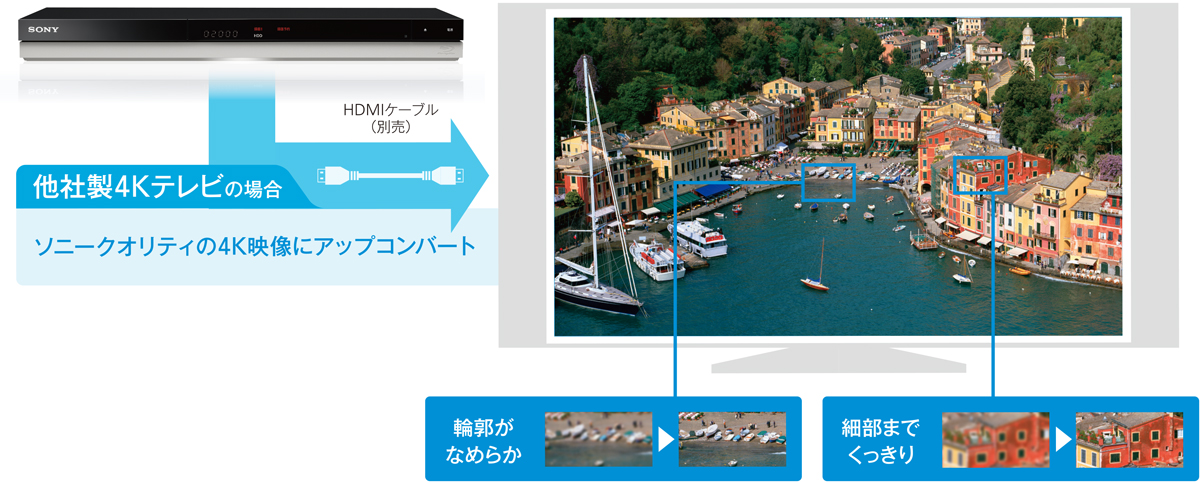 BDZ-ZW1000/BDZ-ZW500 特長 : 高画質・高音質 | ブルーレイディスク