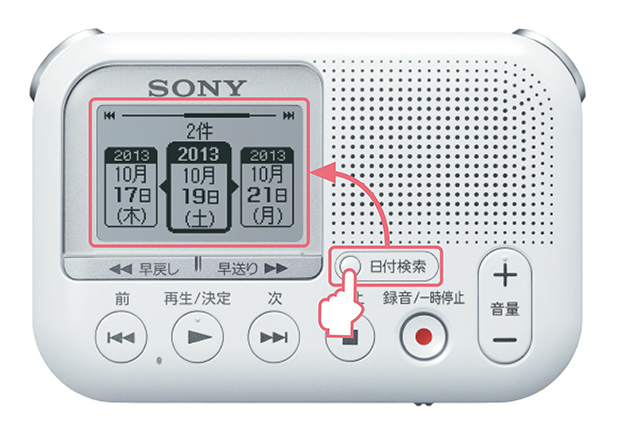 ICD-LX31A 特長 : シンプル設計・かんたん操作 | ICレコーダー／集音器