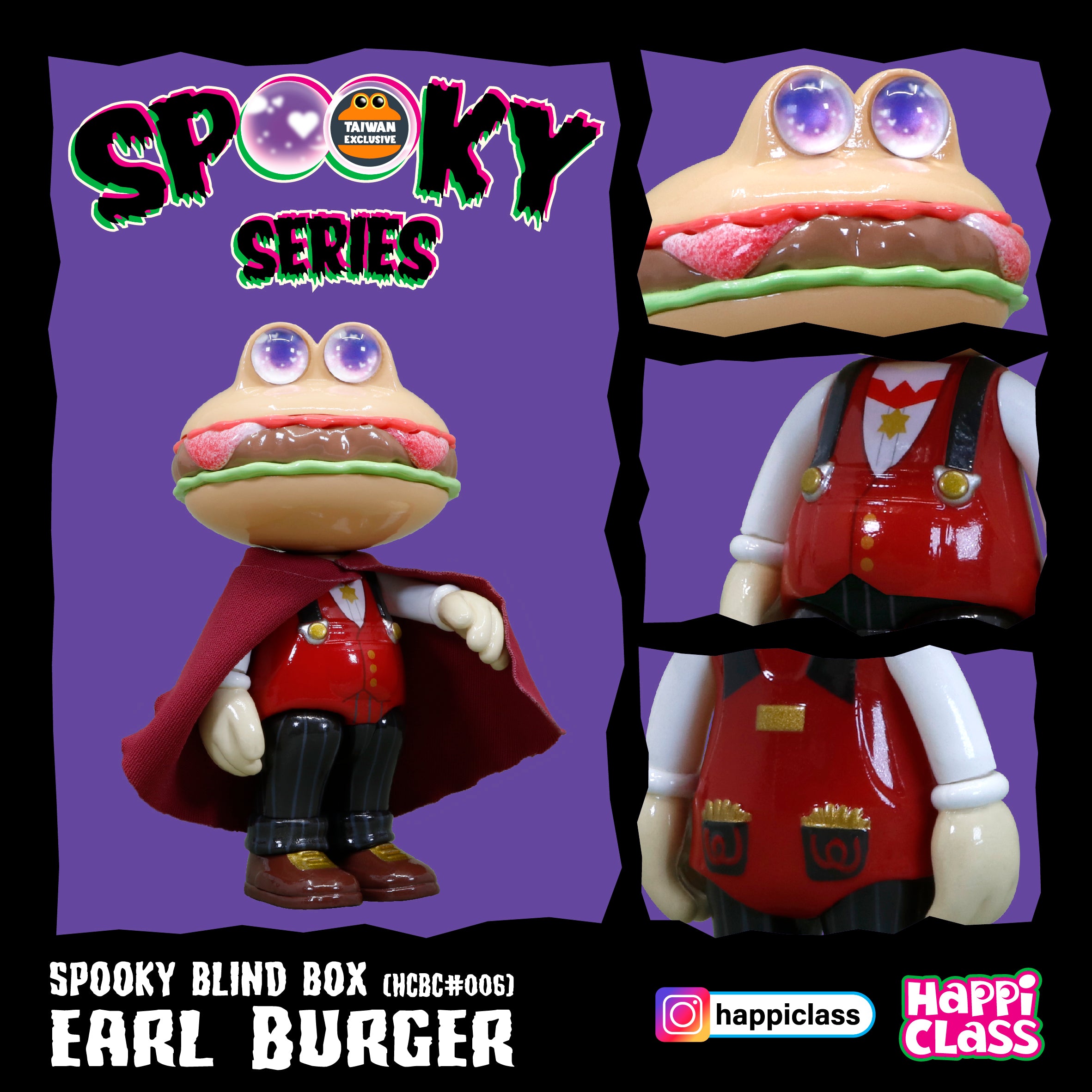 単品販売)バーガー君 スプーキーシリーズ ブラインドボックス