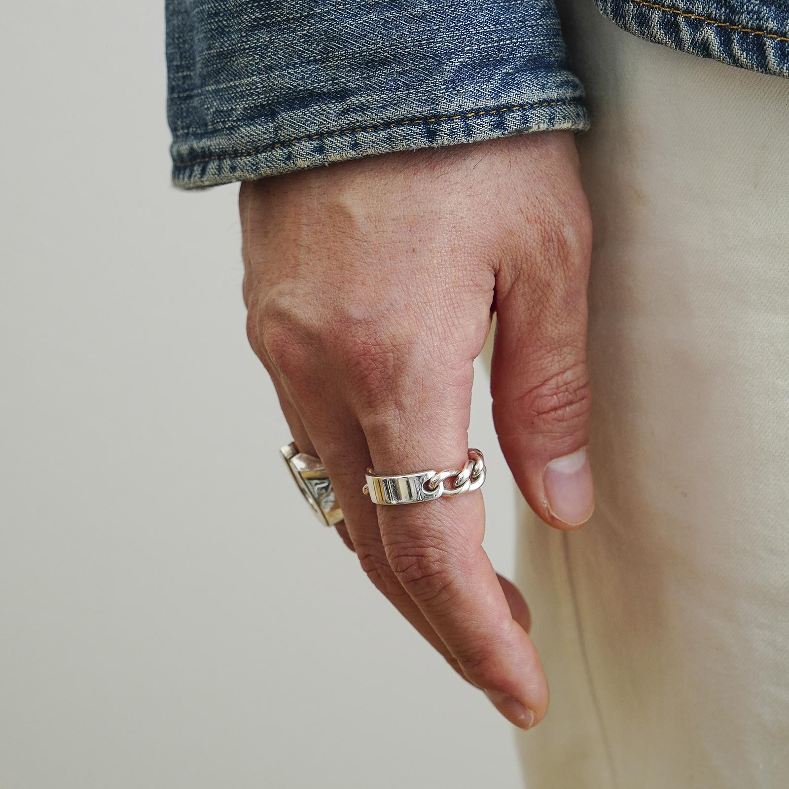 玉*菊様 即購入歓迎 元ミキモト錫作家 バングル リングセット 玉*