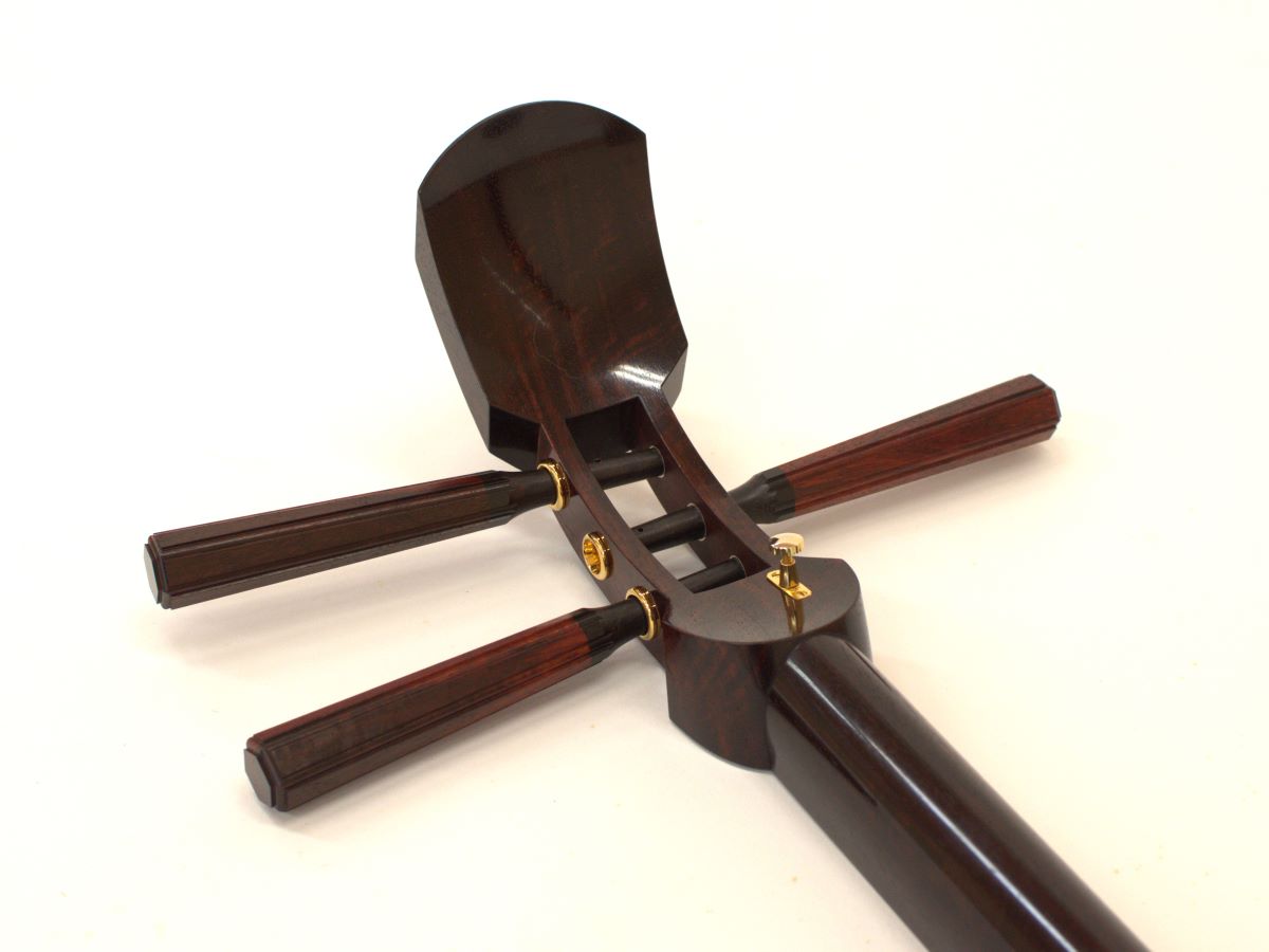 三味線 紅木製 太棹タイプ 津軽三味線 アンティーク バングル 唐木紅木