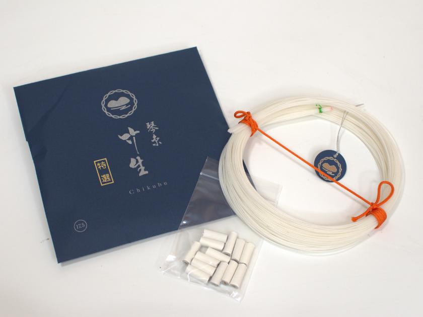 琴の部品とサテン生地セット 楽天市場】小さいお箏（ミニ箏）用 糸 5本