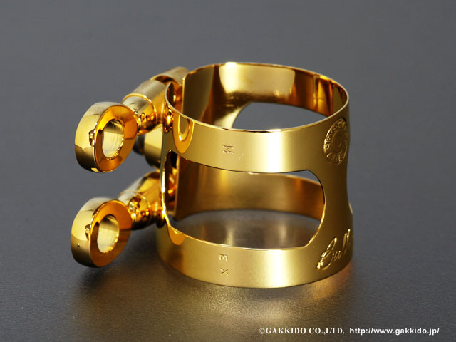 BULLSEYE Bulls EX テナーサックス用リガチャー 【GP】 - ヴィンテージ