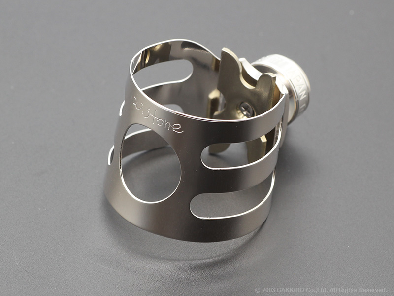 N*様 アルトサックス リガチャー ウッドストーン ソリッドシルバー総銀