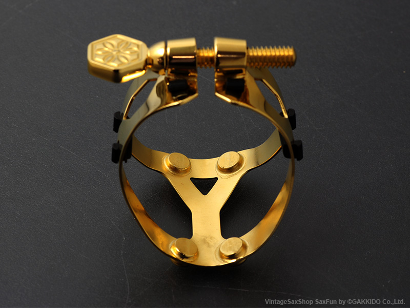 Yanagisawa Yany SIXS アルトサックス用リガチャー 【金メッキ仕上げ