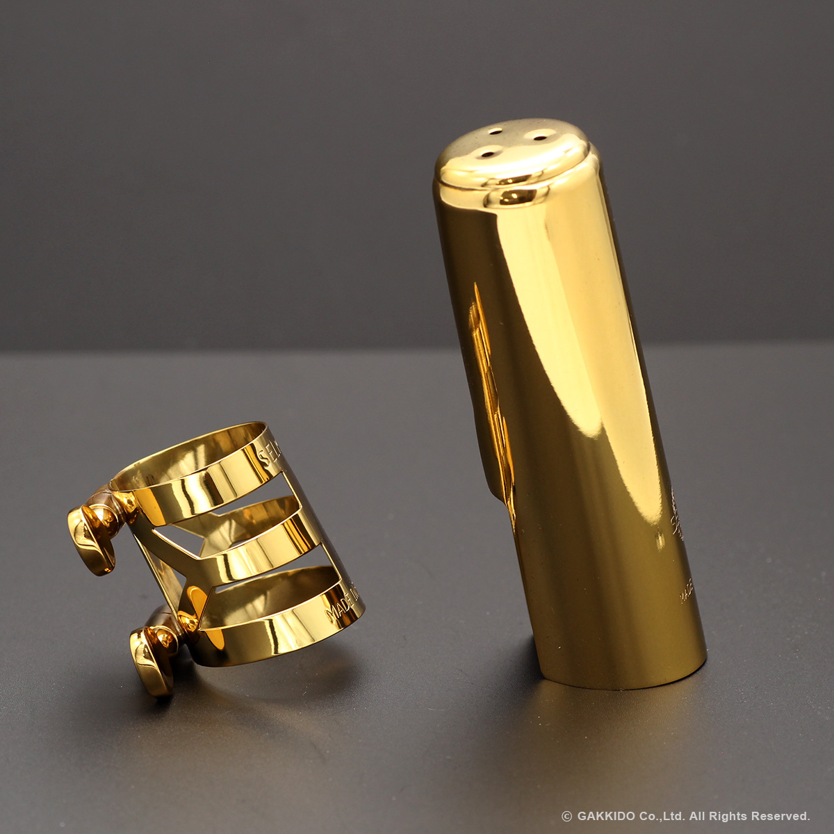 H.SELMER JAZZ TRIBUTE テナーサックス用メタルマウスピース 【Gold