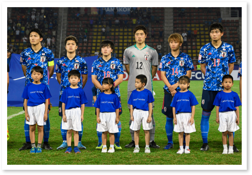 JFAユースプログラム サッカー日本代表プレーヤーズエスコートキッズ