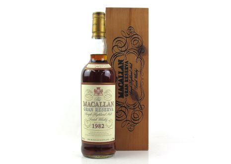 ザ・マッカラン グランレゼルバ 18年 1980年 木箱のみ macallan gran