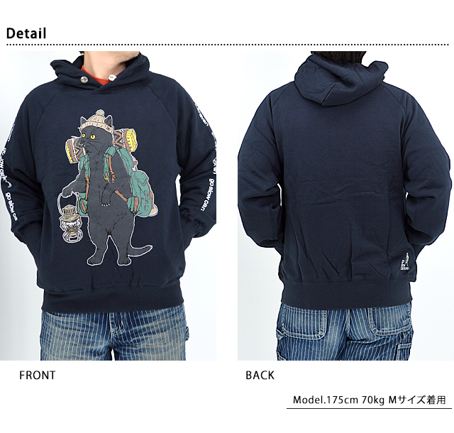 love cats BRIEFING グレー パーカー S love cats BRIEFING グレー