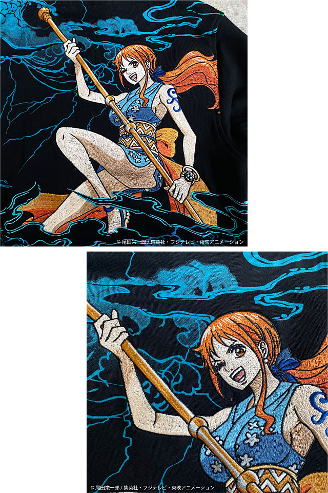 絡繰魂×ONE PIECE おナミスウェットジップパーカー「ナミ」 絡繰魂