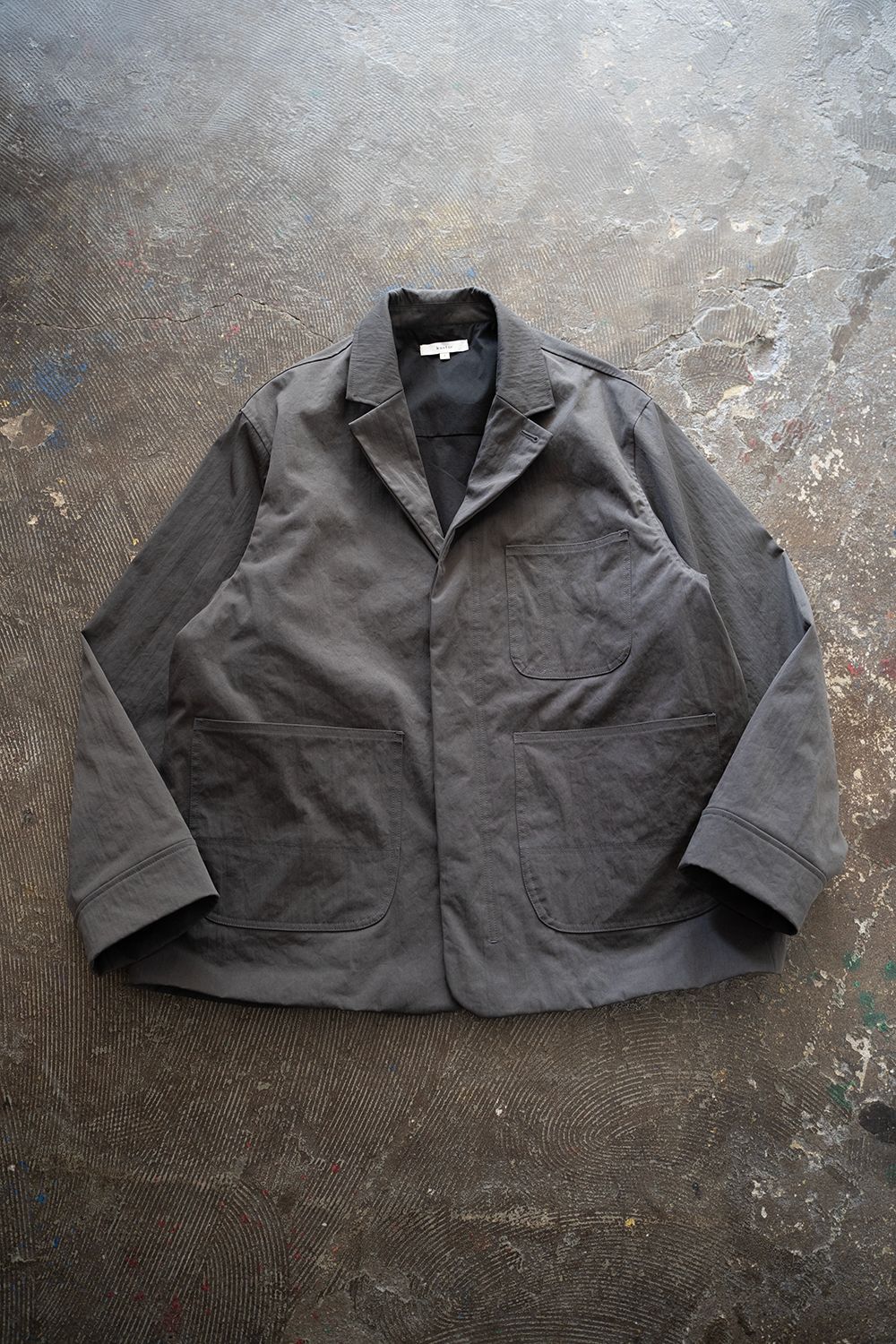 kontor - 【ラスト1点】【24AW】Nylon Coverall Jacket(GRAY) | Salty