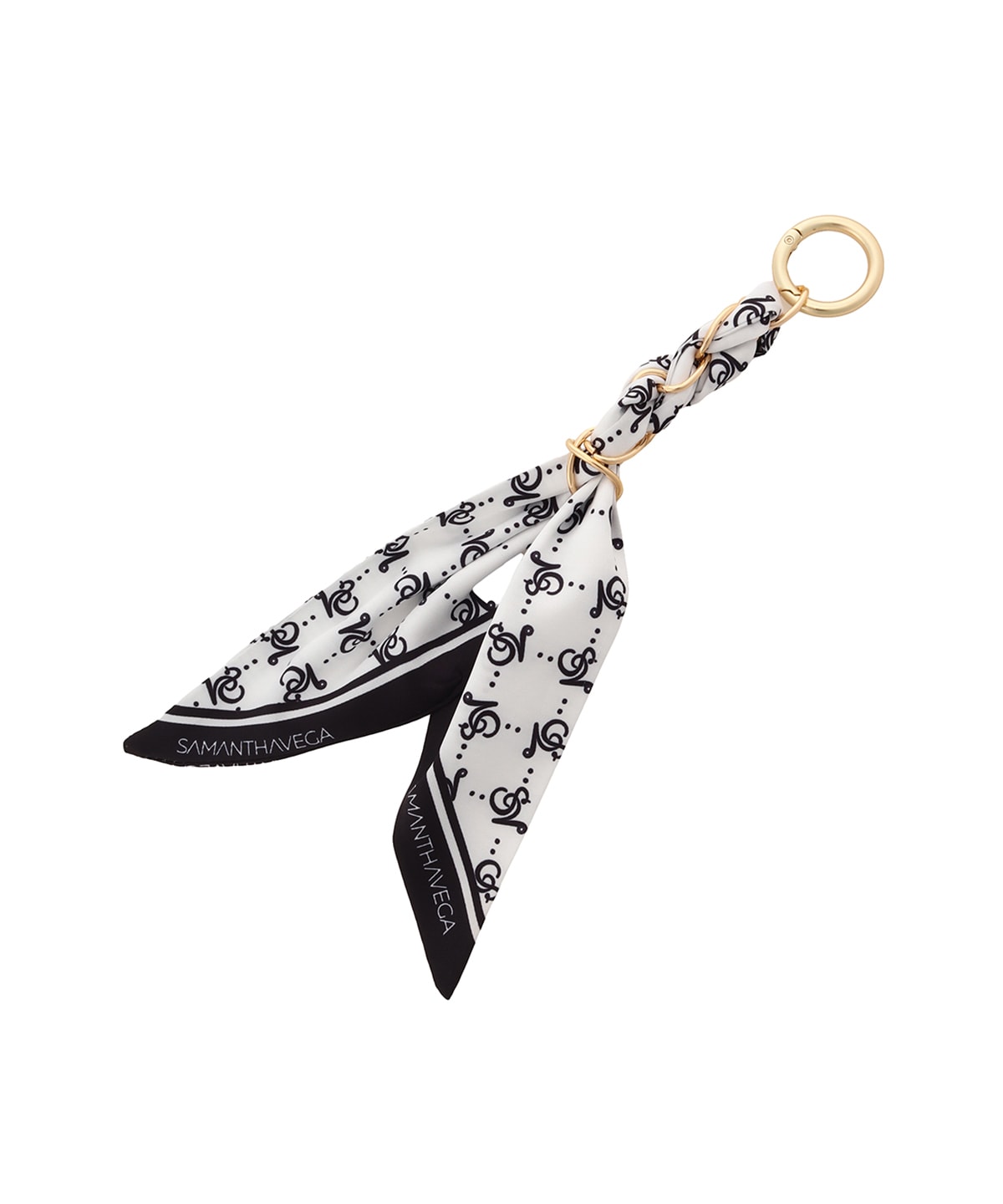 モノグラムスカーフチャーム(FREE ホワイト): SAMANTHAVEGAサマンサ