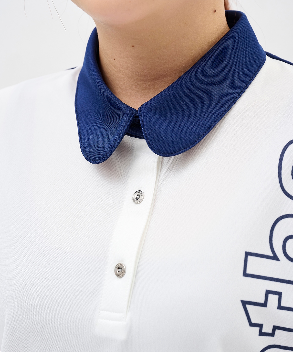 サマンサタバサ ゴルフ 半袖ポロシャツ 白 ホワイト 新品 レディース