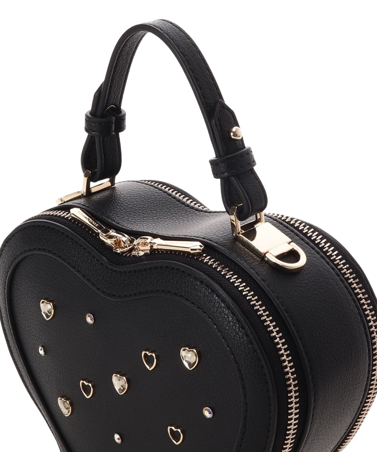 ビジューハート型ショルダーバッグ(FREE ブラック): SAMANTHAVEGA