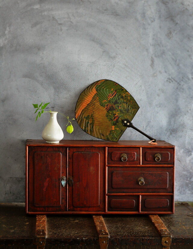 Antique Sam's Collection 小箱 小さな箪笥 李朝小さな引き出し箱 開き箱