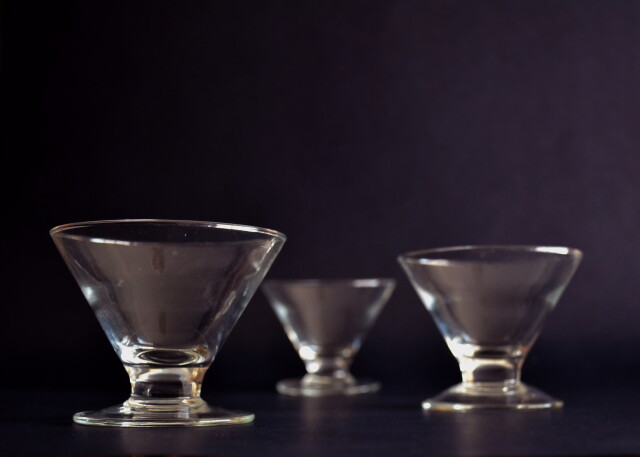 Anntique Sam's Collection ガラス氷コップ デザートグラス フランス製