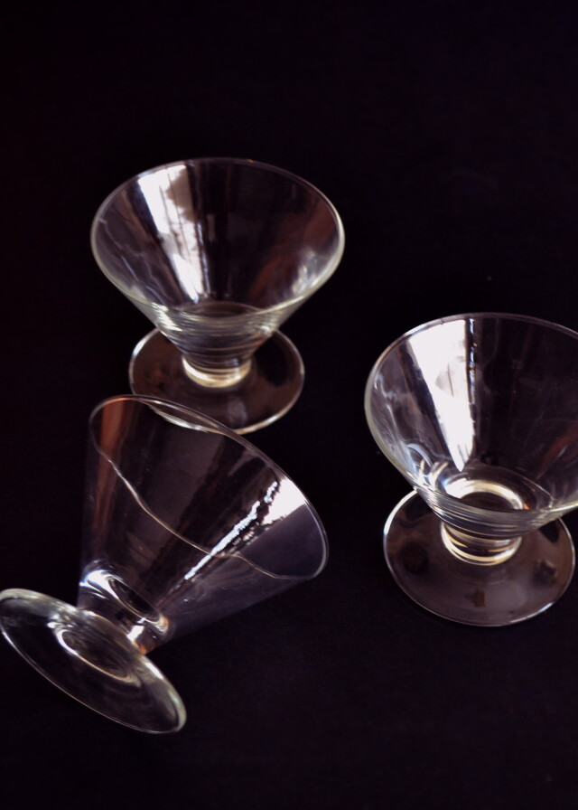 Anntique Sam's Collection ガラス氷コップ デザートグラス フランス製