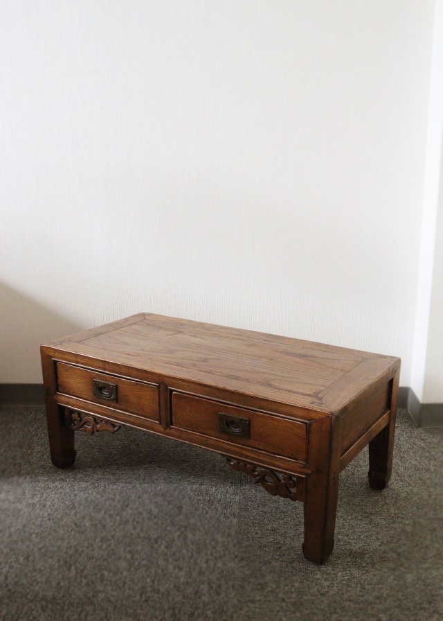 李朝 文机 韓国アンティーク家具 机 テーブル 李朝家具 古道具 Antique