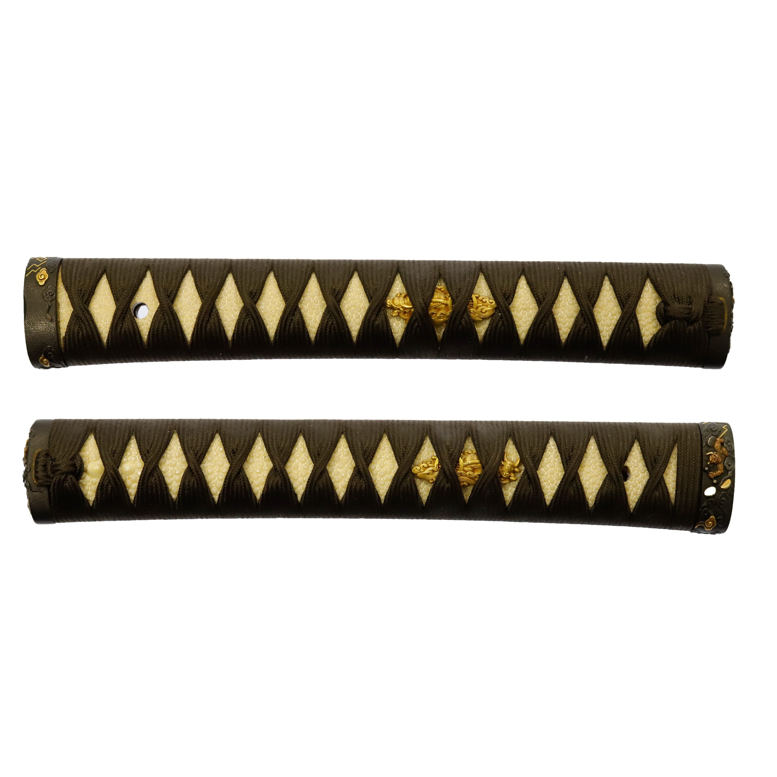 R*N様 M639 刀 柄 武具 つか 金属装飾 目抜き付き 旧日本