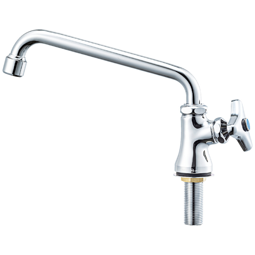 泡沫立形上向自在水栓（固定コマ仕様）［共用形］ | 商品のご案内