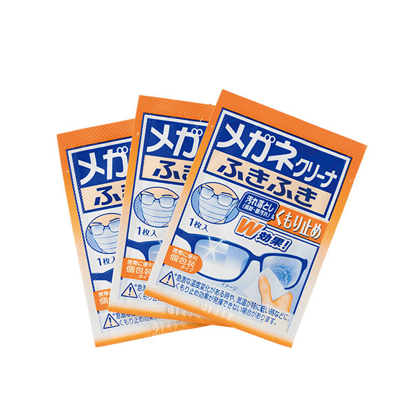 メガネクリーナふきふき くもり止めプラス｜製品情報｜眼鏡部品・眼鏡