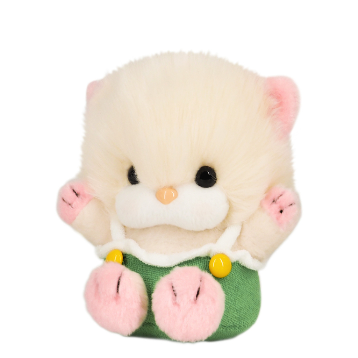 レトロネコっかぶりサンレモンタグ付き希少 猫帽子POP'N'KIDS