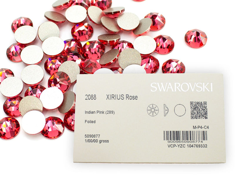 スワロフスキー インディアンピンク-#2058 4-ラインストーン