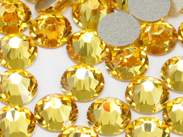 スワロフスキー ライトトパーズ-#2058 4-ラインストーン